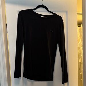 J.Lindeberg Black Long Sleeve Tee
